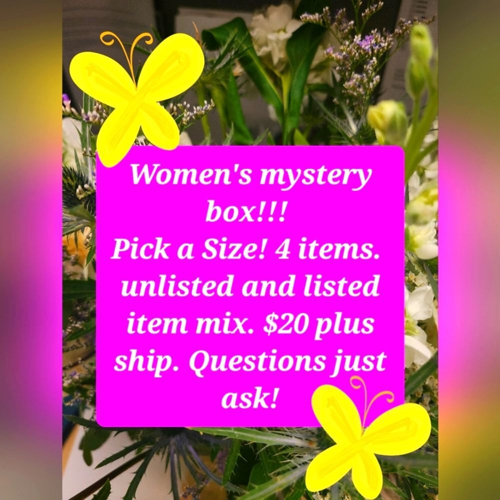 Womens 4 item mystery box! Pick a size!